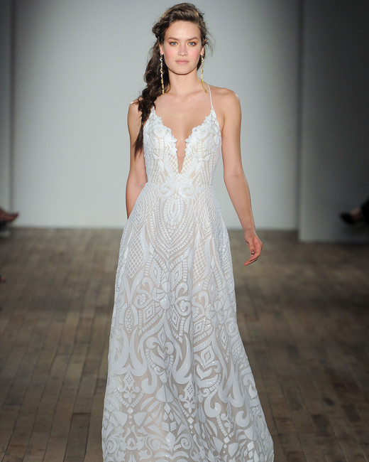2018 Blush Wedding Dress